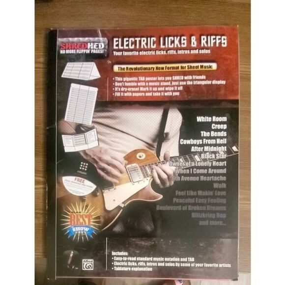 Electric Licks & Riffs: Your Favorite Electric Licks, Riffs, Intros, and Solos, - Picture 1 of 6